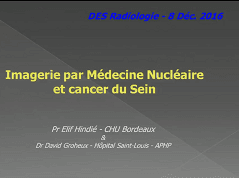 Pr E Hindie · Applications cliniques 1 - Ganglion sentinelle "le concept ", la suspicion de récidive en TEP