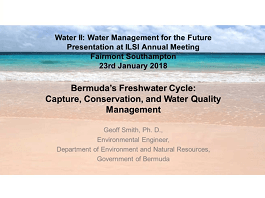 Geoff Smith · Bermuda's Freshwater Cycle: Capture, Conservation and Water Quality Management