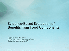 David Klurfeld, Patricia Williamson · Evidence-based evaluation of benefits from food components