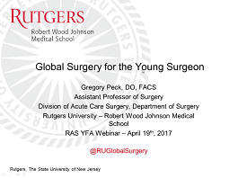 Gregory Peck · Global Surgery for the Young Surgeon
