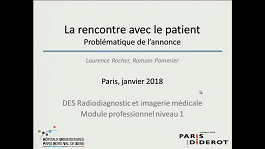 Romain POMMIER, Laurence ROCHER · La rencontre avec le patient 2