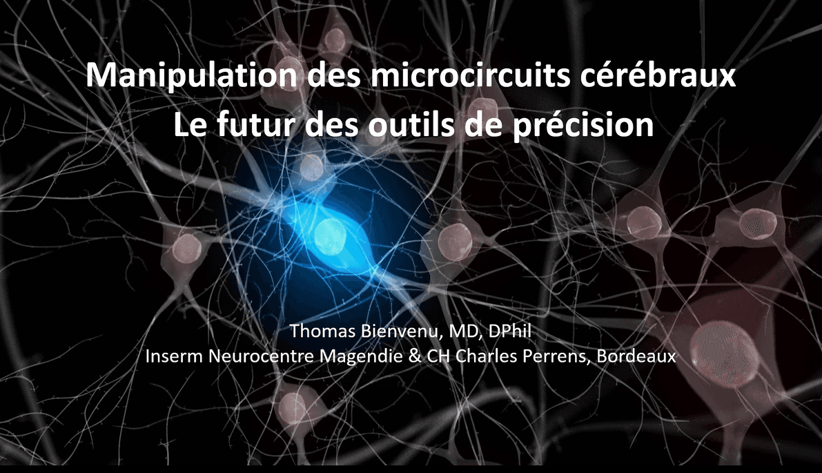 Thomas Bienvenu · Manipulation des microcircuits cérébraux : le futur des outils de précision