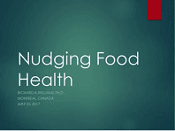 Richard Williams · Nudging Food Health