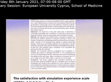 Plenary EUC (Prof. Theodoros Xanthos) | Friday 8th January 2021 | 07:00 GMT