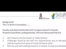 Plenary Session RCSI | Thursday 7th January | 12:00 GMT