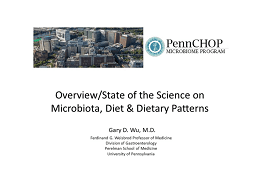 Gary Wu · State of the Science on Microbiota, Diet & Dietary Patterns