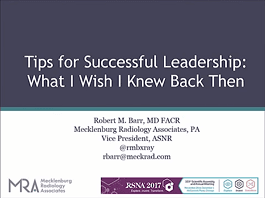 Robert Barr · Tips for Successful Leadership: What I Wish I Knew Back Then