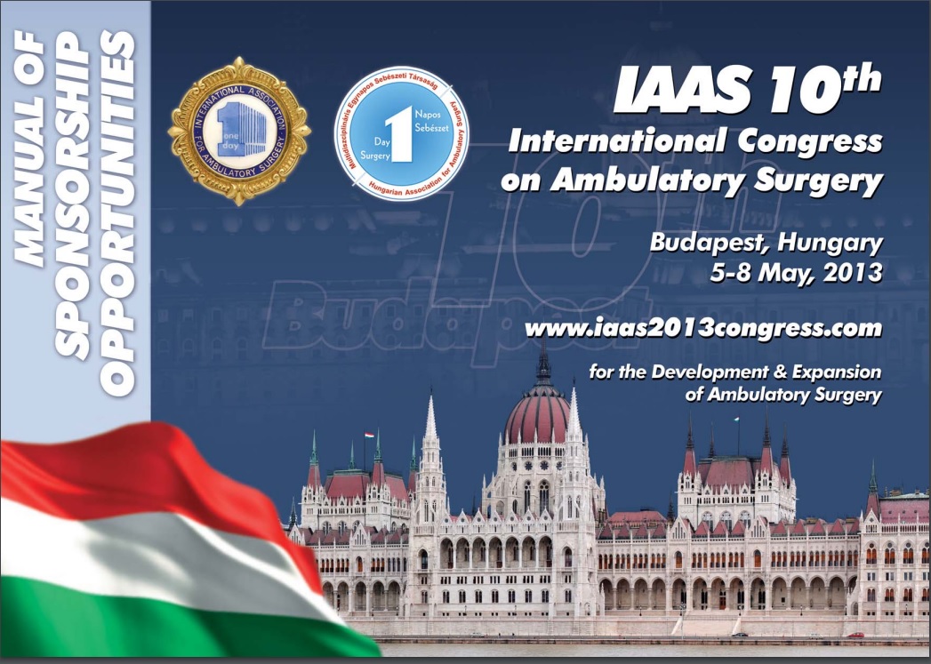 10e Congrès International sur la Chirurgie Ambulatoire (IAAS) 2013