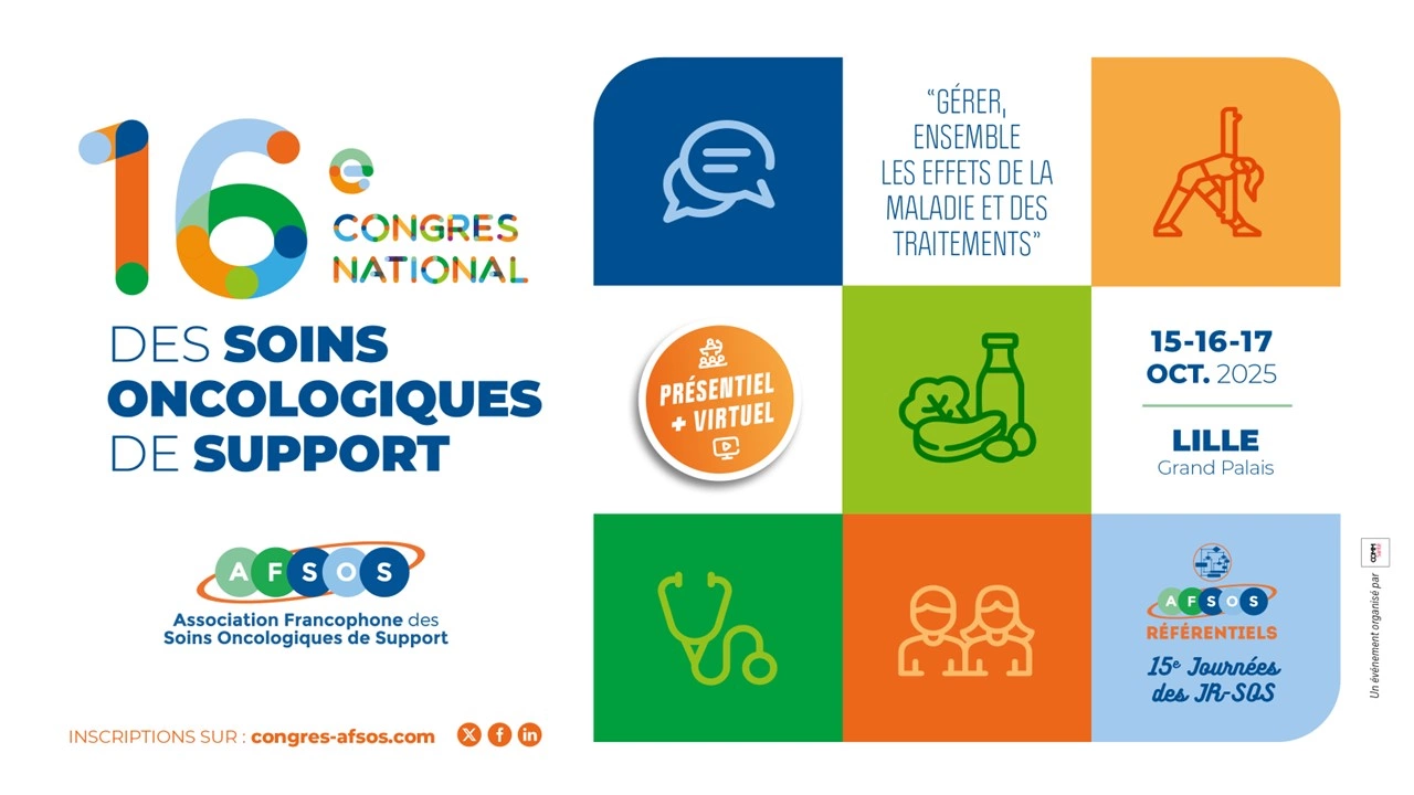 16ème Congrès National des Soins Oncologiques de Support - AFSOS 2025