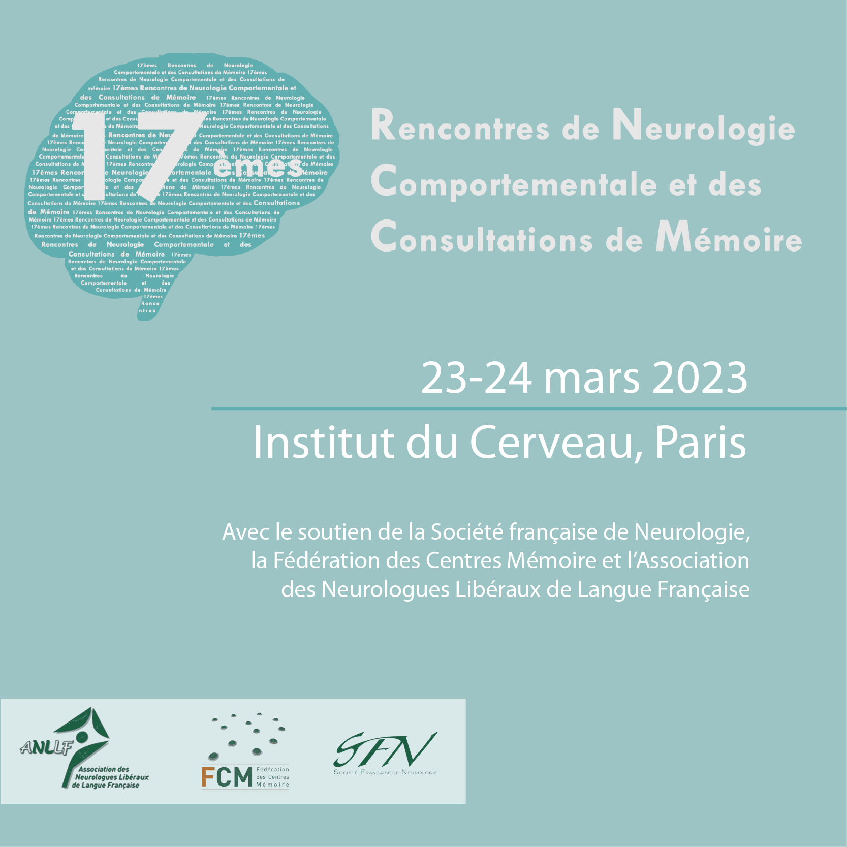 17es Rencontres de Neurologie Comportementale - RNC 2023