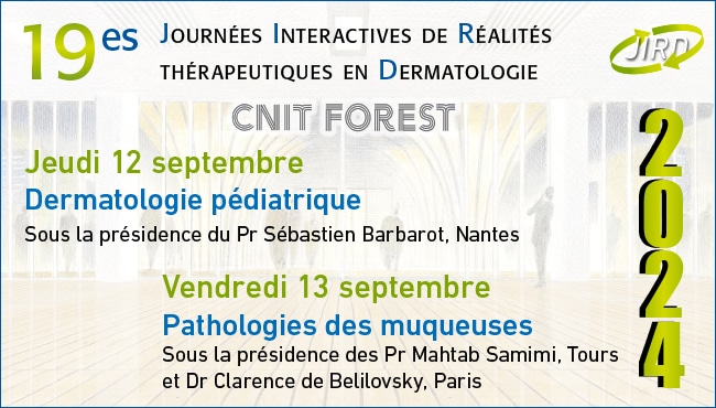 19es Journées Interactives de Réalités Thérapeutiques en Dermatologie - JRD 2024
