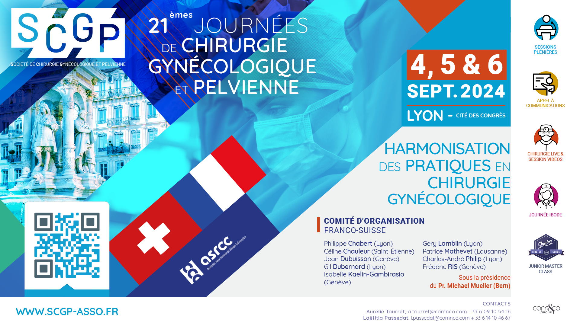 21èmes Journées de Chirurgie Gynécologique et Pelvienne - SCGP 2024