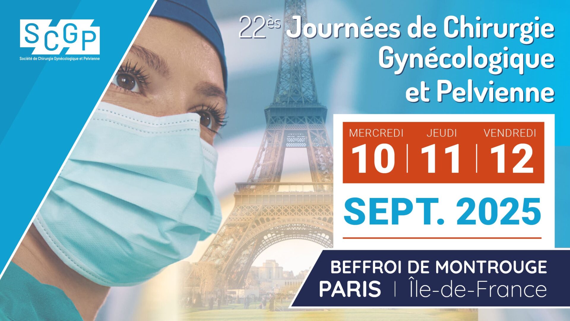 22ème Journées de Chirurgie Gynécologique et Pelvienne - SCGP 2025