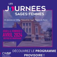 22èmes journées du Collèges National des Sages-Femmes de France