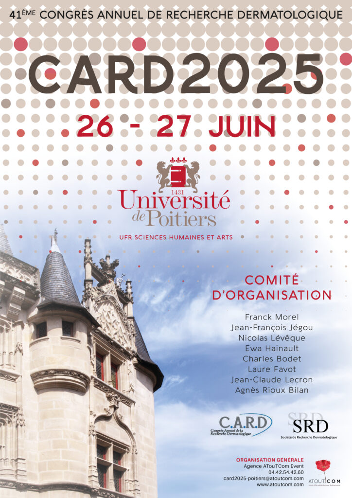 41ème Congrès Annuel de Recherche Dermatologique - CARD 2025