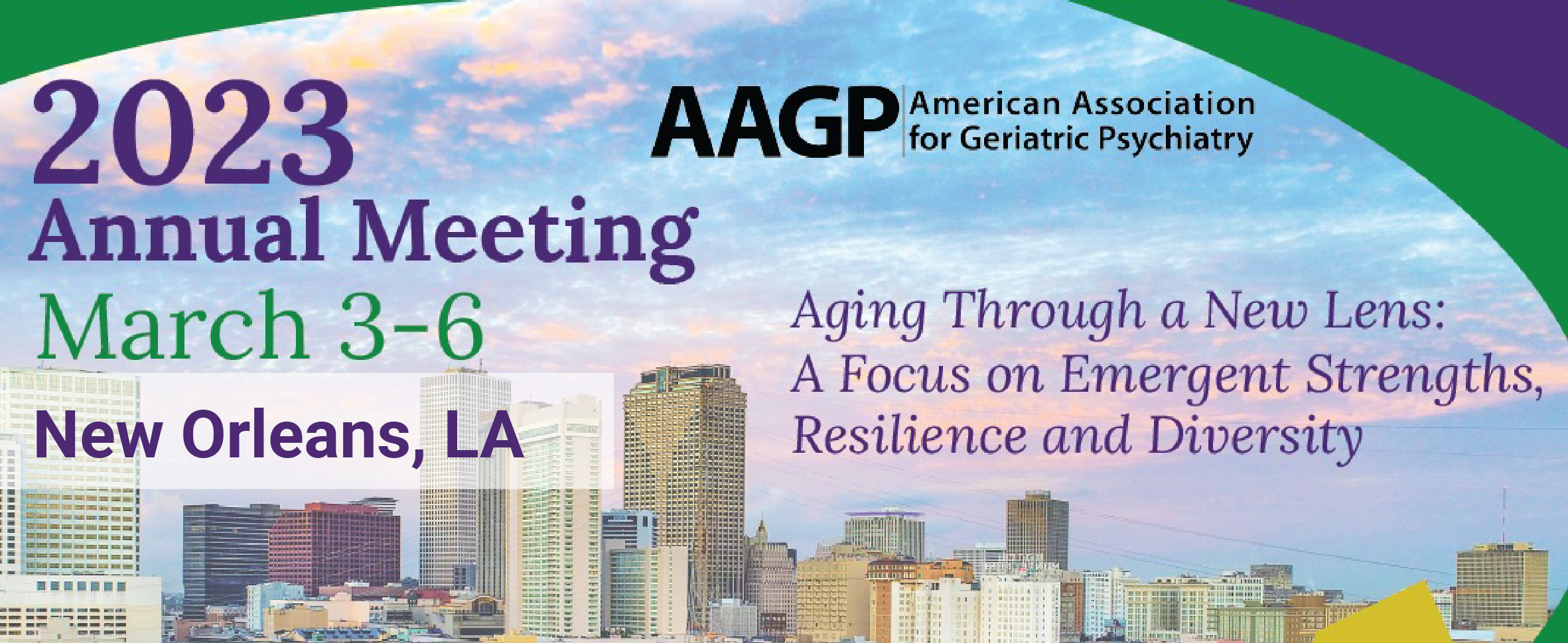 American Association for Geriatrics Psychiatry Annual Meeting - AAGP 2023