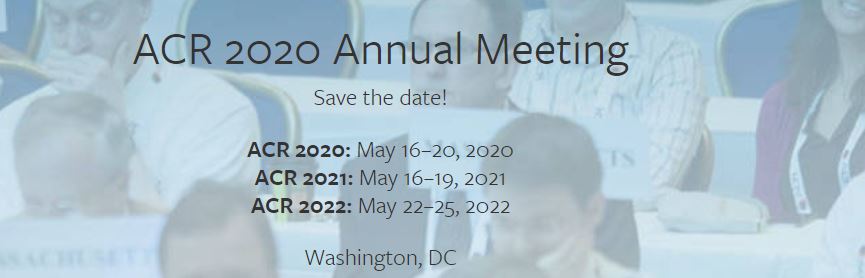 American College of Radiology Annual Meeting ACR 2020