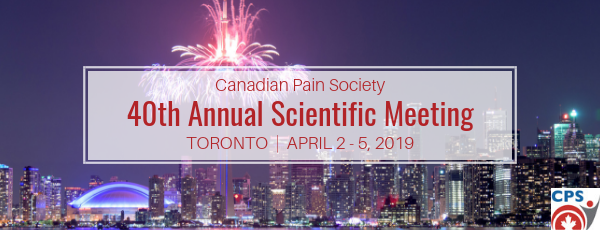 Canadian Pain Society Annual Scientific Meeting 2019