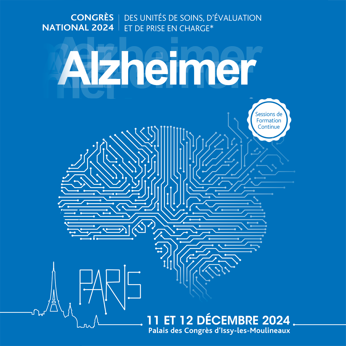 Congrès National 2024 des unités de soins, d’évaluation et de prise en charge Alzheimer