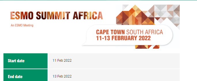 ESMO Summit Africa 2022