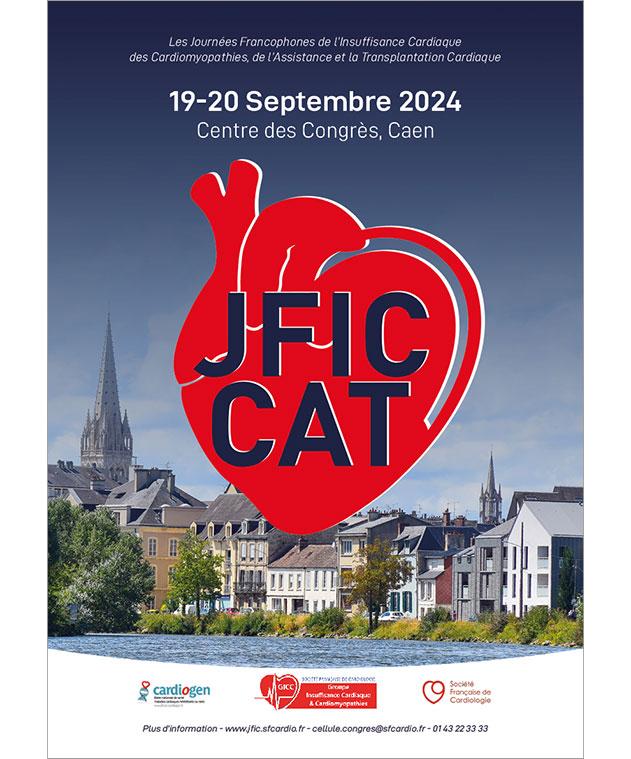 Les Journées Francophones de l'Insuffisance Cardiaque, des Cardiomyopathies, de l'Assistance et de la Transplantation Cardiaque - JFIC-CAT 2024