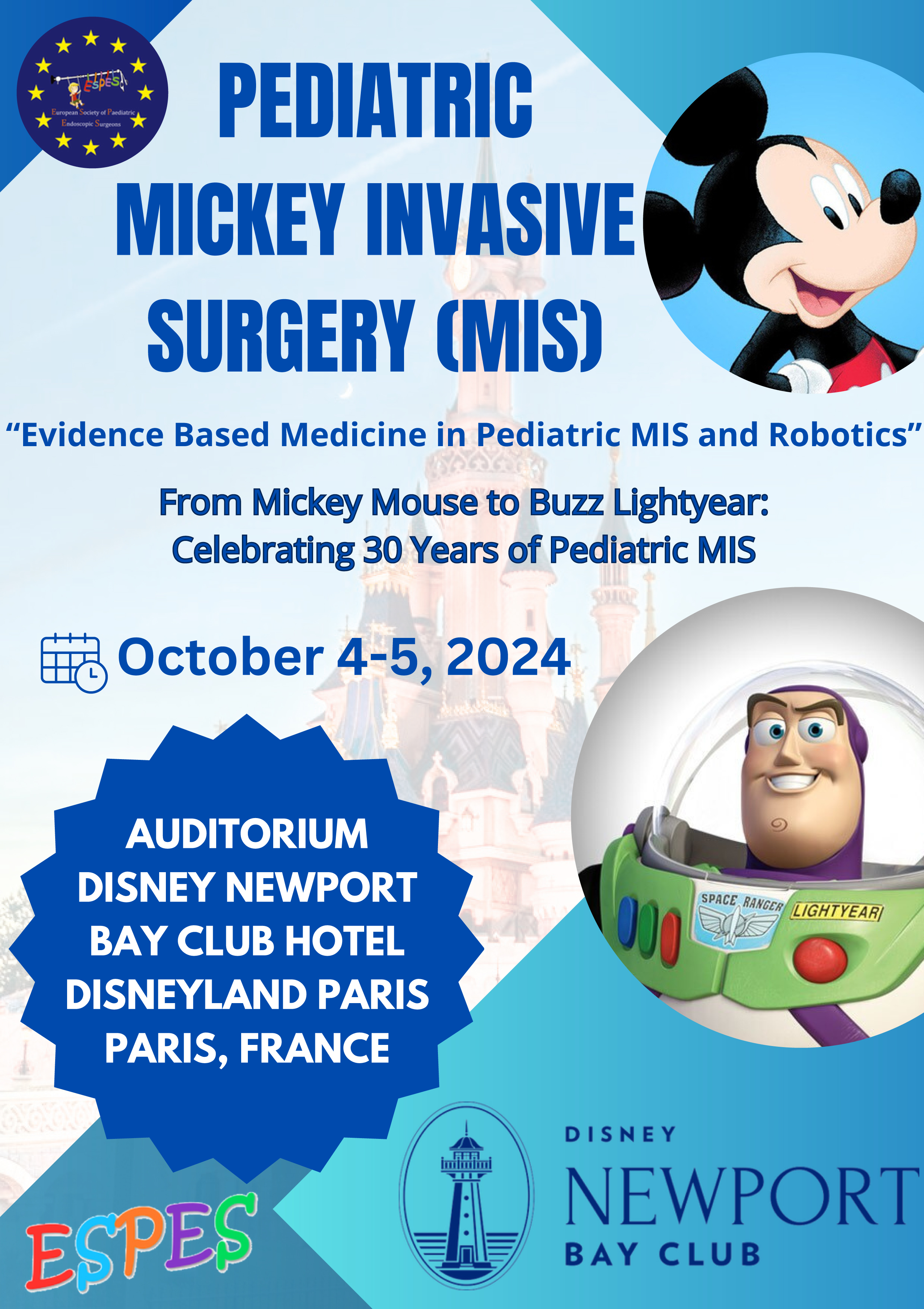 PEDIATRIC MICKEY INVASIVE SURGERY (MIS)