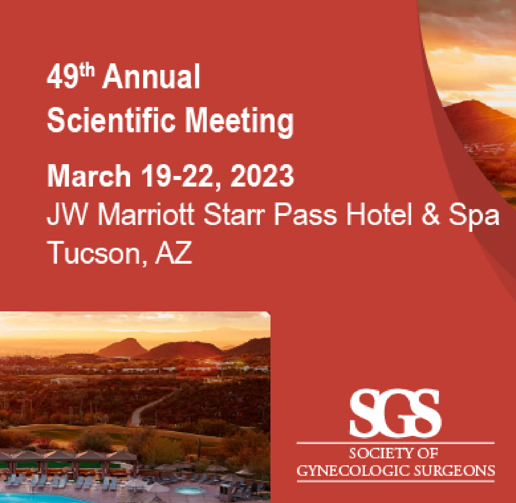 Society of Gynecologic Surgeons 49th Annual Scientific Meeting - SGS 2023