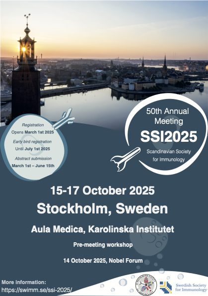 SSI 2025 - 50th Annual meeting of the Scandinavian Society for Immunology