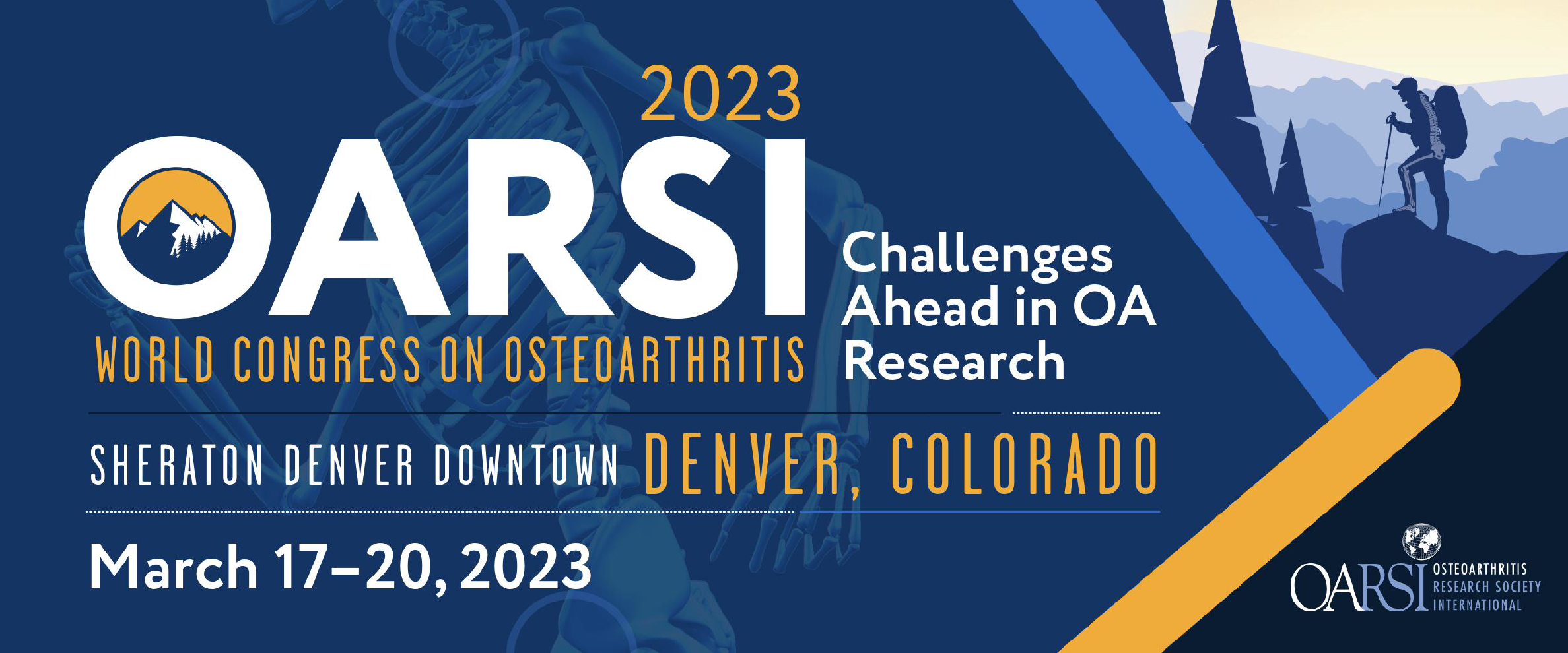 The 2023 Osteoarthritis Research Society International World Congress - OARSI 2023