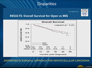 DISPARITIES IN SURGICAL APPROACH FOR HEPATOCELLULAR CARCINOMA DISPARITIES IN SURGICAL APPROACH FOR HEPATOCELLULAR CARCINOMA