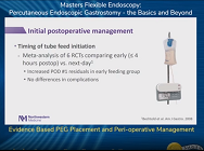 Evidence Based PEG Placement and Peri-operative Management Evidence Based PEG Placement and Peri-operative Management