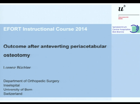 Outcome of anteverting periacetabular osteotomy Outcome of anteverting periacetabular osteotomy