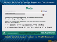 Robotic Bariatric Surgery Revision for Weight Recidivism Robotic Bariatric Surgery Revision for Weight Recidivism