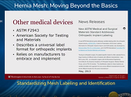 Standardizing Mesh Labeling and Identification Standardizing Mesh Labeling and Identification